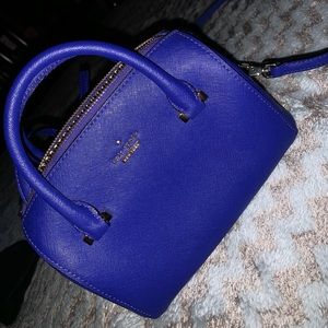 Kate spade small cobalt blue cross body bag